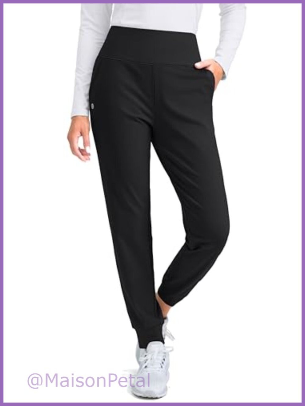 Fleece Lined Joggers High Waisted Thermal Winter Sweatpants